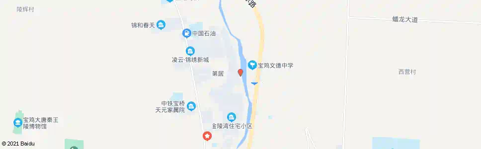 宝鸡金陵四桥西_公交站地图_宝鸡公交_妙搜公交查询2025