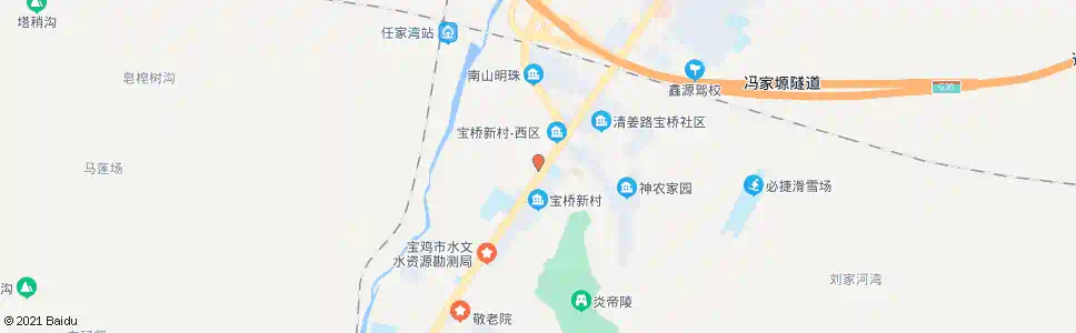 宝鸡桥梁厂_公交站地图_宝鸡公交_妙搜公交查询2025