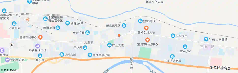 宝鸡代家湾(717总队)_公交站地图_宝鸡公交_妙搜公交查询2025