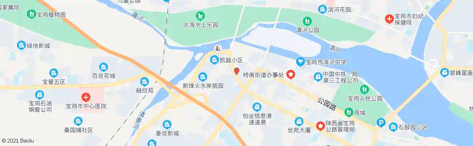 宝鸡高新开发区医院_公交站地图_宝鸡公交_妙搜公交查询2025