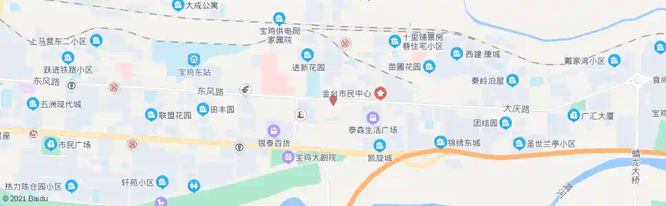 宝鸡宝鸡供电局_公交站地图_宝鸡公交_妙搜公交查询2025