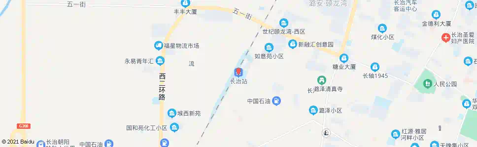 长治广场_公交站地图_长治公交_妙搜公交查询2025