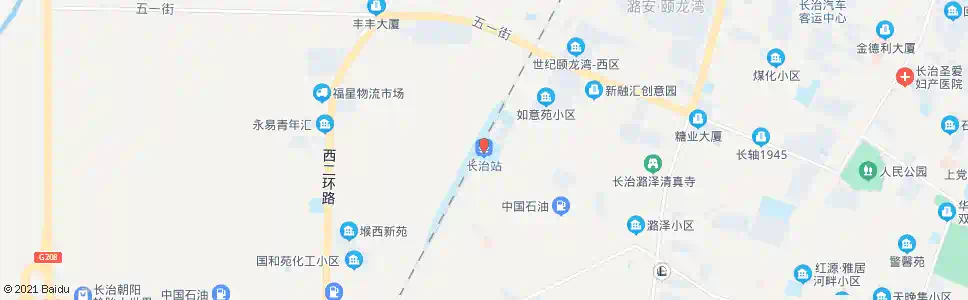 长治东西邯郸_公交站地图_长治公交_妙搜公交查询2025
