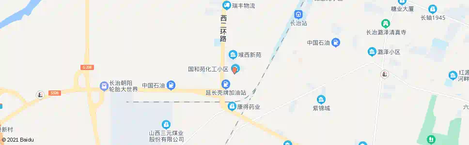 长治化工厂_公交站地图_长治公交_妙搜公交查询2025