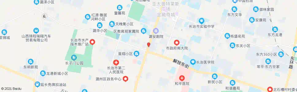 长治中南花园_公交站地图_长治公交_妙搜公交查询2025