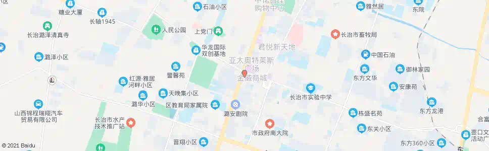 长治金威名店_公交站地图_长治公交_妙搜公交查询2025