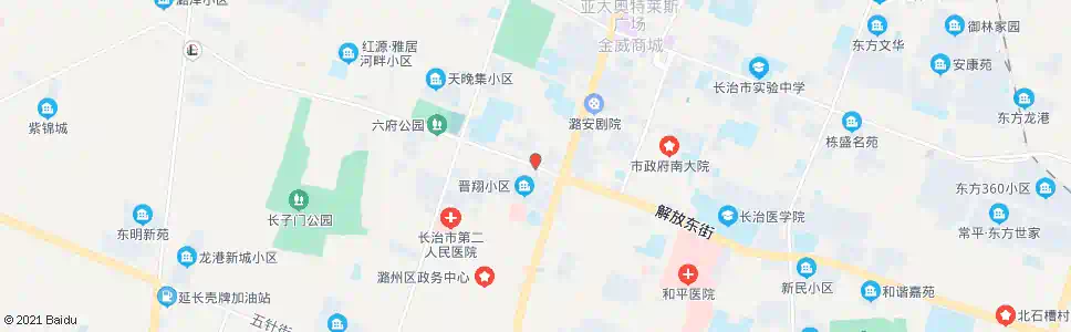 长治晋翔小区_公交站地图_长治公交_妙搜公交查询2025