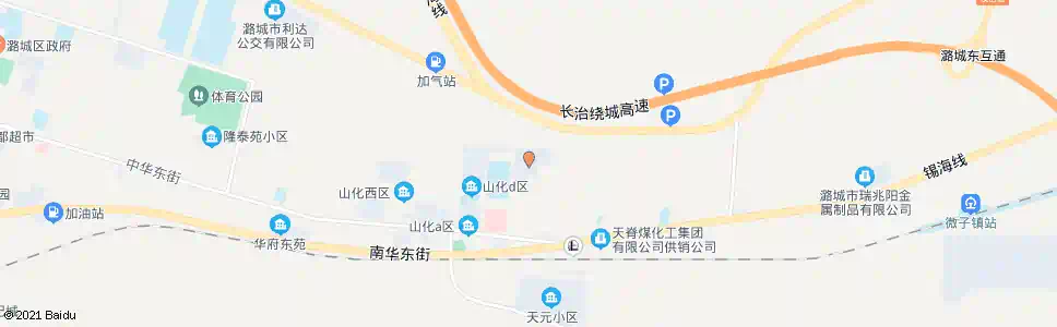 长治山化生活区_公交站地图_长治公交_妙搜公交查询2025