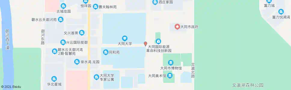 大同大同大学东_公交站地图_大同公交_妙搜公交查询2025