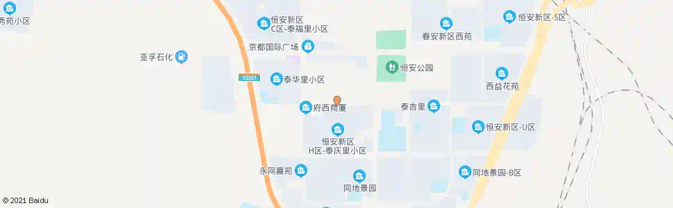 大同泰乐里小区南门(F区南门)_公交站地图_大同公交_妙搜公交查询2025