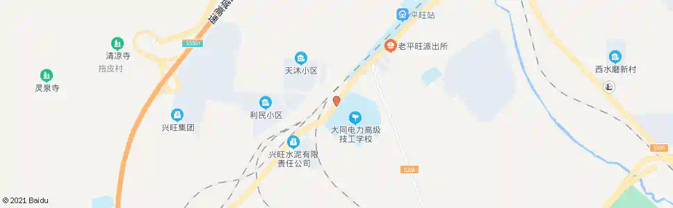 大同电力技校_公交站地图_大同公交_妙搜公交查询2025