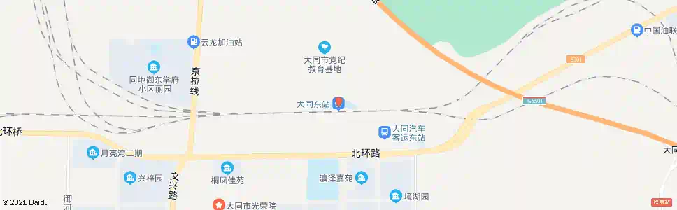 大同兴云桥东_公交站地图_大同公交_妙搜公交查询2025
