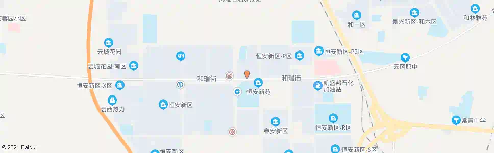 大同安福里西小区南门(L区南门)_公交站地图_大同公交_妙搜公交查询2025