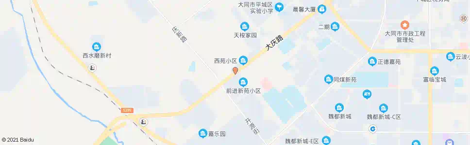 大同新添堡_公交站地图_大同公交_妙搜公交查询2025