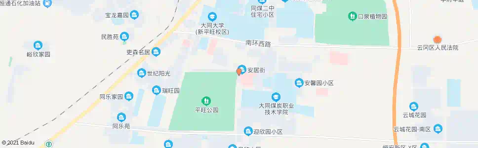 大同职防所_公交站地图_大同公交_妙搜公交查询2025