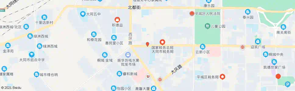 大同北馨花园小区_公交站地图_大同公交_妙搜公交查询2025