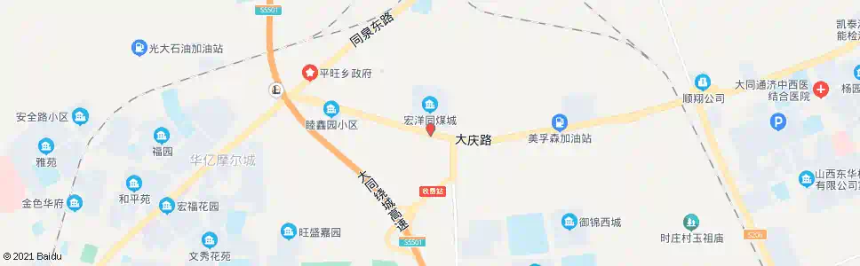 大同大庆路_公交站地图_大同公交_妙搜公交查询2025