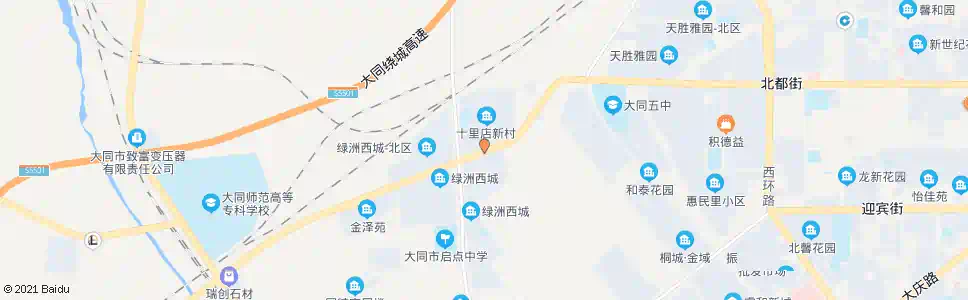 大同十里店_公交站地图_大同公交_妙搜公交查询2025