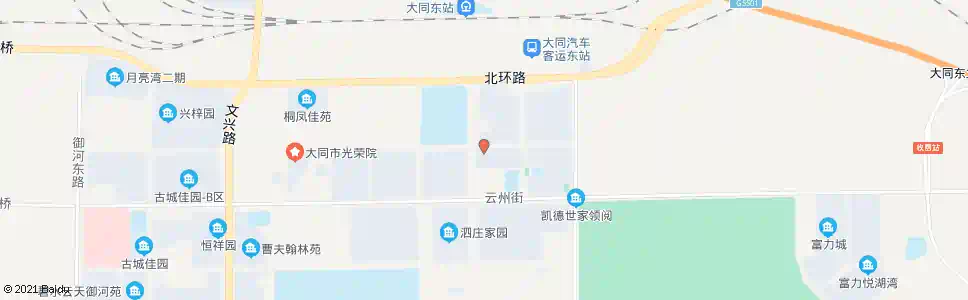 大同海力村_公交站地图_大同公交_妙搜公交查询2025
