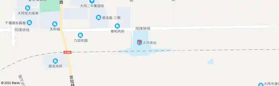 大同庆周路南口_公交站地图_大同公交_妙搜公交查询2025