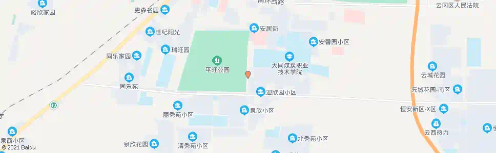 大同康园_公交站地图_大同公交_妙搜公交查询2025