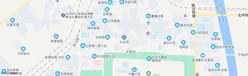 大同云龙苑_公交站地图_大同公交_妙搜公交查询2025