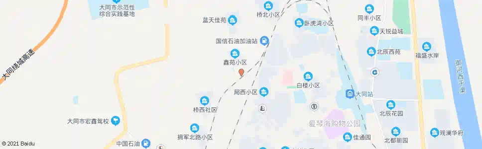 大同鑫苑小区_公交站地图_大同公交_妙搜公交查询2025