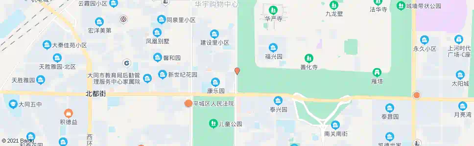 大同魏都大道顺城街口_公交站地图_大同公交_妙搜公交查询2025