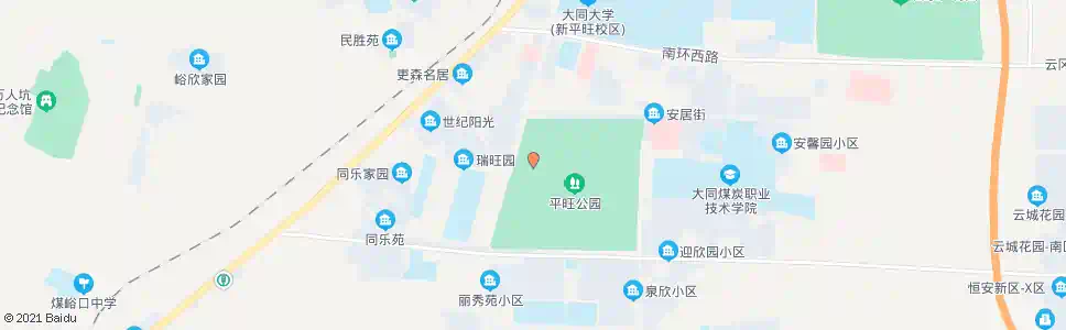 大同平旺公园_公交站地图_大同公交_妙搜公交查询2025