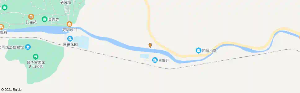 大同晋华宫_公交站地图_大同公交_妙搜公交查询2025