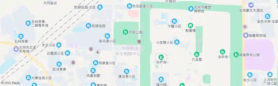 大同魏都大道清远街口_公交站地图_大同公交_妙搜公交查询2025