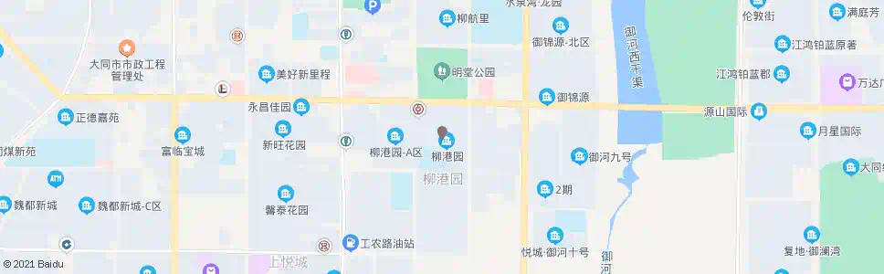 大同柳港园B区_公交站地图_大同公交_妙搜公交查询2025