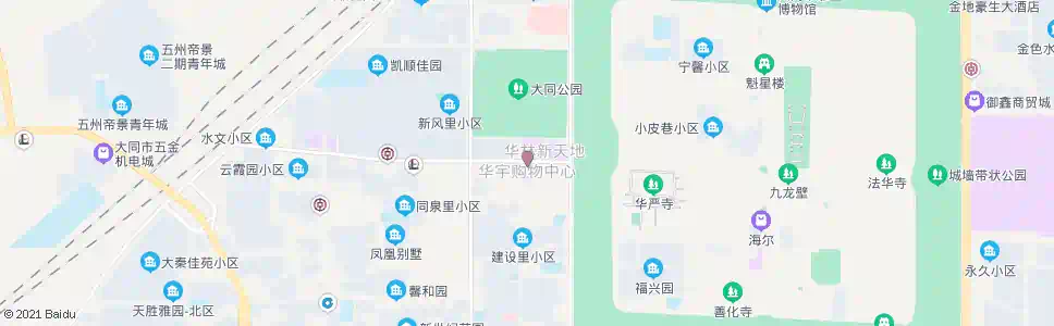 大同清远西街_公交站地图_大同公交_妙搜公交查询2025
