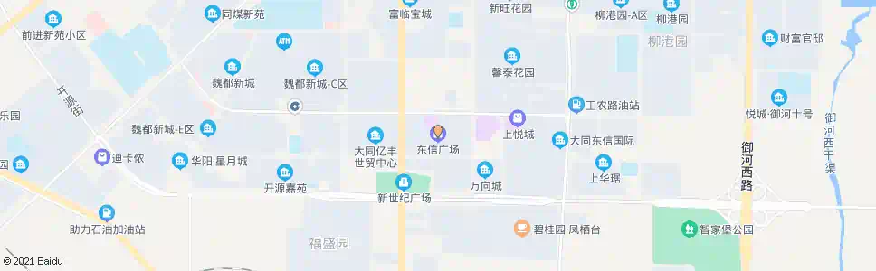 大同东信广场_公交站地图_大同公交_妙搜公交查询2025
