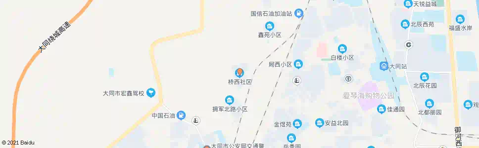 大同桥西社区_公交站地图_大同公交_妙搜公交查询2025
