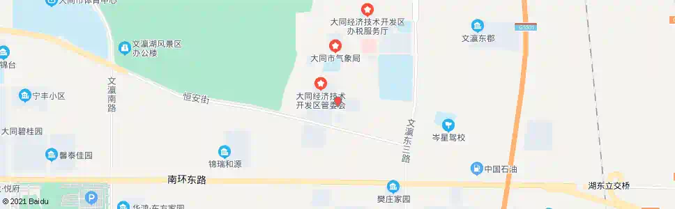 大同湖东生活区_公交站地图_大同公交_妙搜公交查询2025