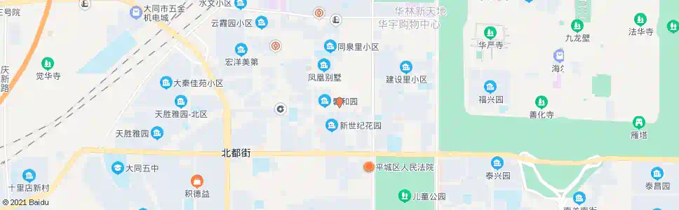 大同三二二医院南门_公交站地图_大同公交_妙搜公交查询2025