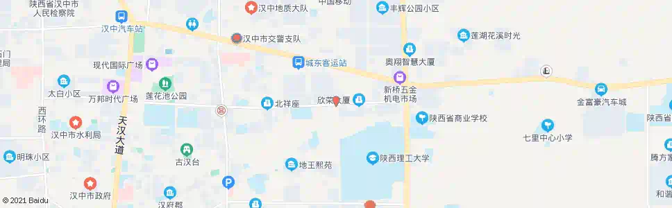 汉中梁洲路口_公交站地图_汉中公交_妙搜公交查询2025