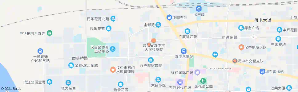 汉中前进西路口_公交站地图_汉中公交_妙搜公交查询2025
