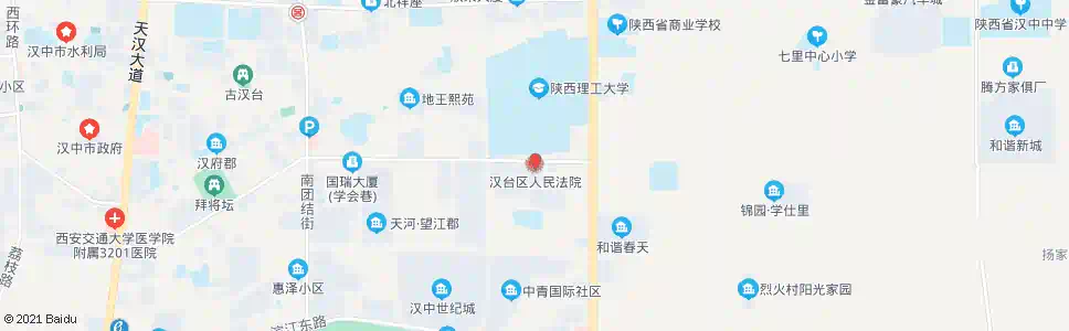 汉中汉台区法庭_公交站地图_汉中公交_妙搜公交查询2025