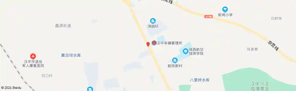 汉中车管所_公交站地图_汉中公交_妙搜公交查询2025