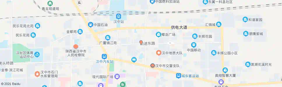 汉中前进东路_公交站地图_汉中公交_妙搜公交查询2025