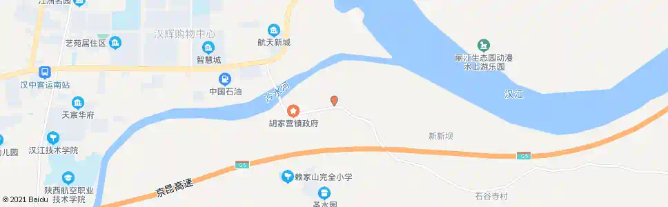 汉中胡家营派出所_公交站地图_汉中公交_妙搜公交查询2025