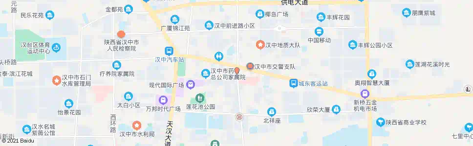 汉中陈家营(汉中市人民医院)_公交站地图_汉中公交_妙搜公交查询2025