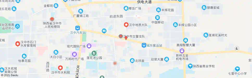 汉中东塔路口_公交站地图_汉中公交_妙搜公交查询2025