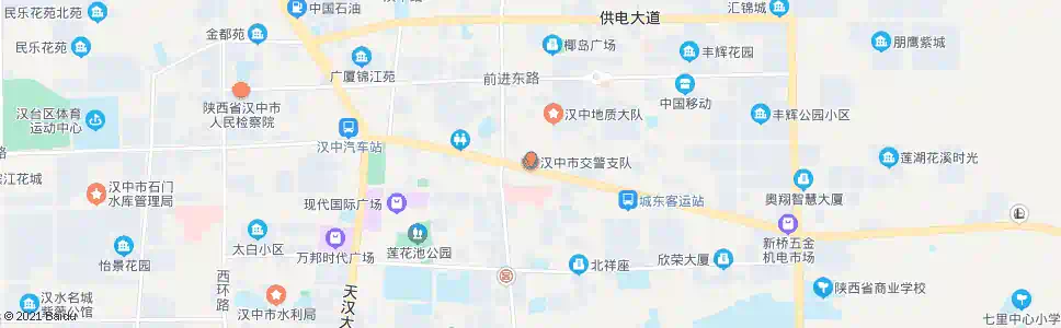 汉中县交警队_公交站地图_汉中公交_妙搜公交查询2025