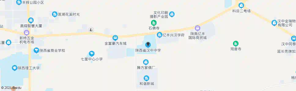 汉中汉中中学_公交站地图_汉中公交_妙搜公交查询2025