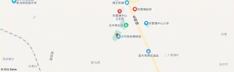 汉中宗营(汉中民俗村)_公交站地图_汉中公交_妙搜公交查询2025