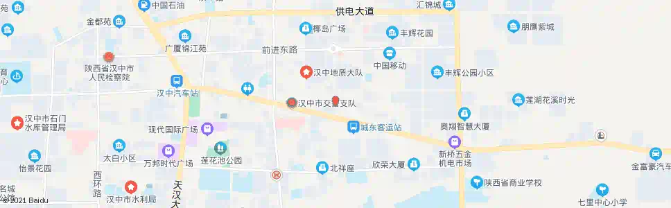 汉中望江路十字_公交站地图_汉中公交_妙搜公交查询2025