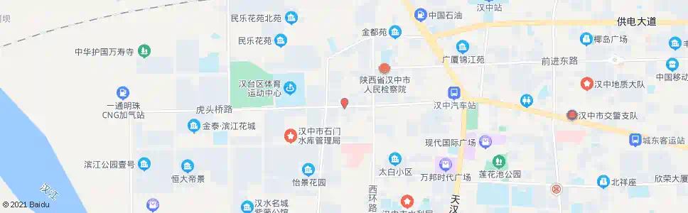 汉中虎桥西路_公交站地图_汉中公交_妙搜公交查询2025